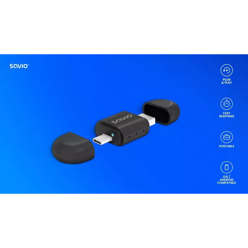 Savio TR-17 kabelloser CarPlay- und Android-Auto-Adapter