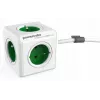 Allocacoc PowerCube Extended Typ E Steckdosenleiste 1,5 m 5 AC-Steckdosen Innen Grün