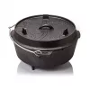 Backblech Petromax FT12 rund Gusseisen Ofen, geeignet für Brot und Fleisch, 15 kg