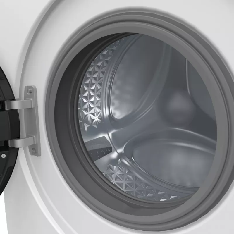 Freistehende Waschmaschine Gorenje W3NGPI72SBS, 7 kg, 1200 U/min, Invertermotor, Dampf, 15 Programme, Weiß