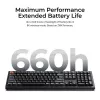 Mechanische Full-Size (100%) Tastatur Keychron V6 Ultra 8K — QWERTY, Bluetooth, RGB-LED, Schwarz