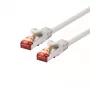 LOGON TCF66F250I Netzwerk-Patchkabel, Cat6a F/UTP (FTP), 25 m, Elfenbein