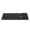 Kabelgebundene Full-Size-Tastatur ASUS KU100 Schwarz, estnisches Layout, USB Typ-A, 2 m Kabel