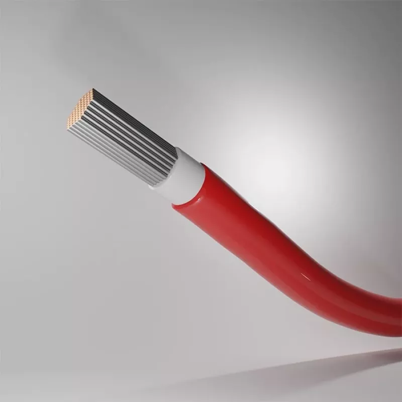 Qoltec 53850 Photovoltaik-Solarkabel | 4 mm² | 100 m | rot