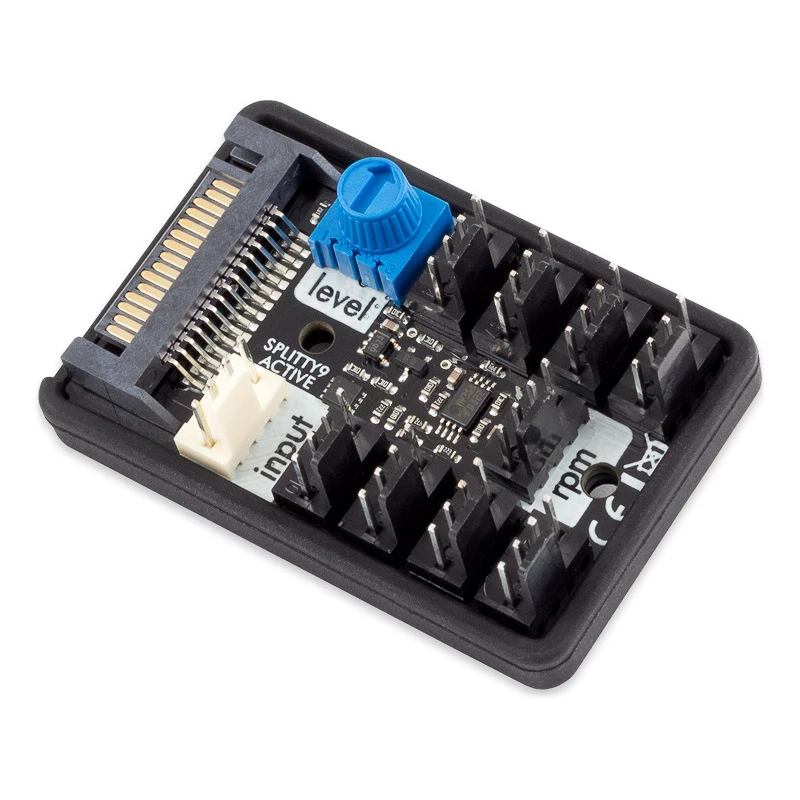 Aqua Computer SPLITTY9 ACTIVE Aktiver Splitter für bis zu 9 PWM-Lüfter