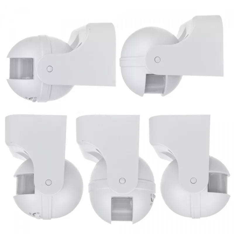 Bewegungsmelder MACLEAN MCE358 W — Präsenz-PIR-Sensor, weiß