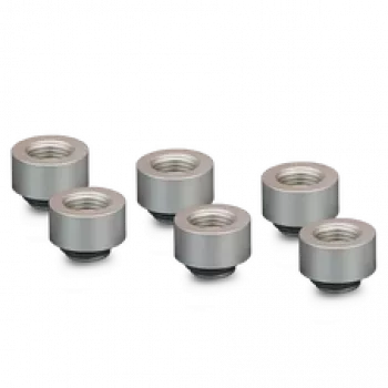 Thermal Grizzly DeltaMate Extender MF10 – Wasserkühlungsanschluss, Nickel matt, 6 Stk. (TG-DM-FIT-6206)