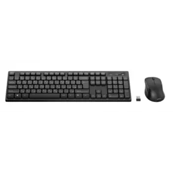 Kabelloses RF-Tastatur- und Maus-Set Belkin BBZ010DE — Full-Size (100 %), deutsches Layout, Schwarz