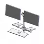 Wandmontage-Stange mit zwei Montagearmen von ergonomic solutions, Modell EET063-02