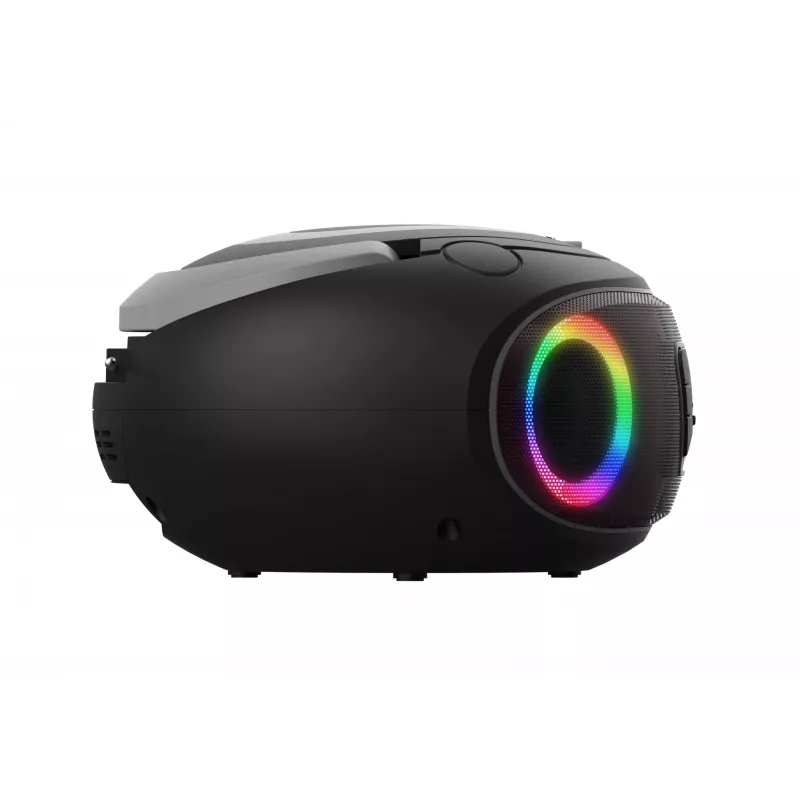 Denver TDB-212GR DAB+ Boombox mit CD-Player, DAB+/FM, Bluetooth, USB, AUX, Grau