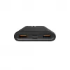 Silicon Power QP15 Powerbank 10000 mAh, 2x USB-A + 1x USB-C, Micro-USB, QC3.0 + PD, Schwarz