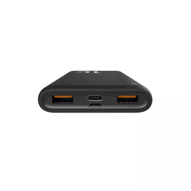 Silicon Power QP15 Powerbank 10000 mAh, 2x USB-A + 1x USB-C, Micro-USB, QC3.0 + PD, Schwarz