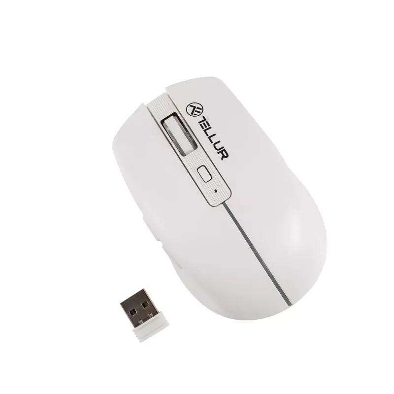 Tellur Silent Click Kabellose Maus Weiß