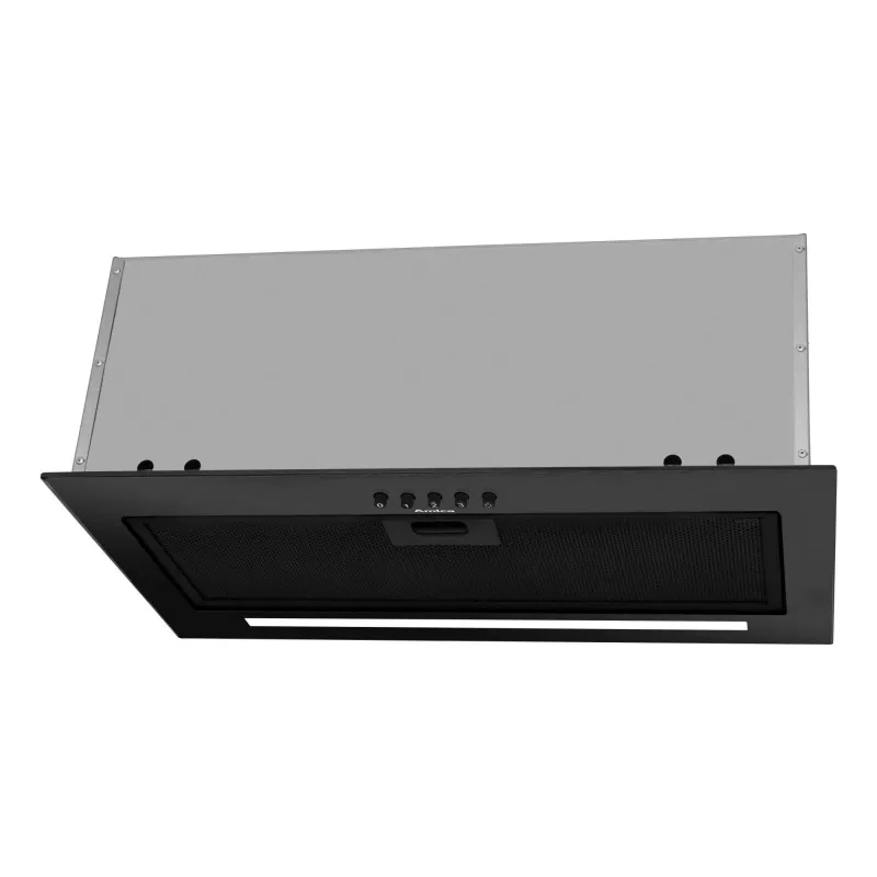 Amica OMC6271B Einbau-Dunstabzugshaube, 55 cm, 176 m3/h, 65 dB, 3 Stufen, LED-Beleuchtung, schwarz