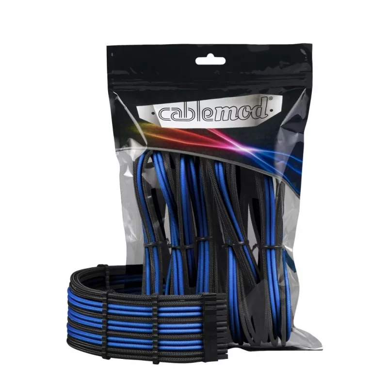 Internes Stromkabel CableMod CM-PCAB-BKIT-NKKB-3PK-R Schwarz Blau 250mm