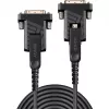 Lindy 10m Glasfaser-Hybrid-Mikro-HDMI-18G-Kabel mit abnehmbaren HDMI- und DVI-Anschlüssen