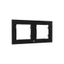 Shelly Wall Frame 2 (WF2) Rahmen 2-fach, schwarz