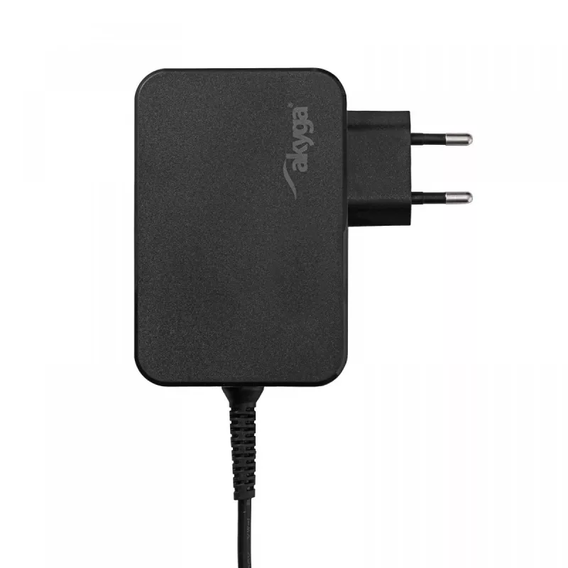 Akyga AK-ND-81 USB-C-GaN-Notebook-Netzteil 65 W, PD 3.0, 5–20 V, 1,8 m Kabel, schwarz