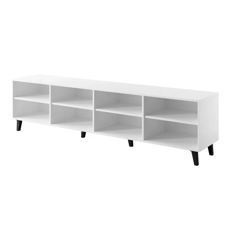 TV-Schrank cama meble ASTI 200×42×52 cm weiß matt