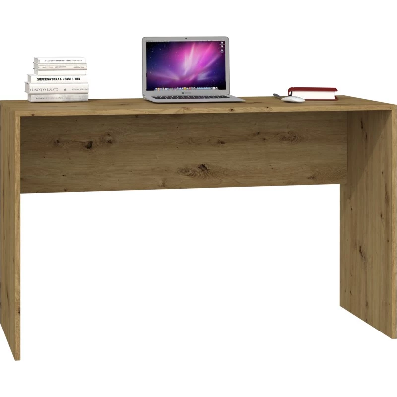 Computer-Schreibtischplatte BIURKO PLUS ARTISAN, gerade rechteckige Platte, Spanplatte, 1200×500×760 mm, Eichenfarbe
