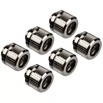 EK Water Blocks EK-Quantum Torque HDC 12 Anschluss, 6er-Pack, G1/4, Silber