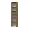 Topeshop S43 ARTISAN Badezimmer-Aufbewahrungsschrank Eiche