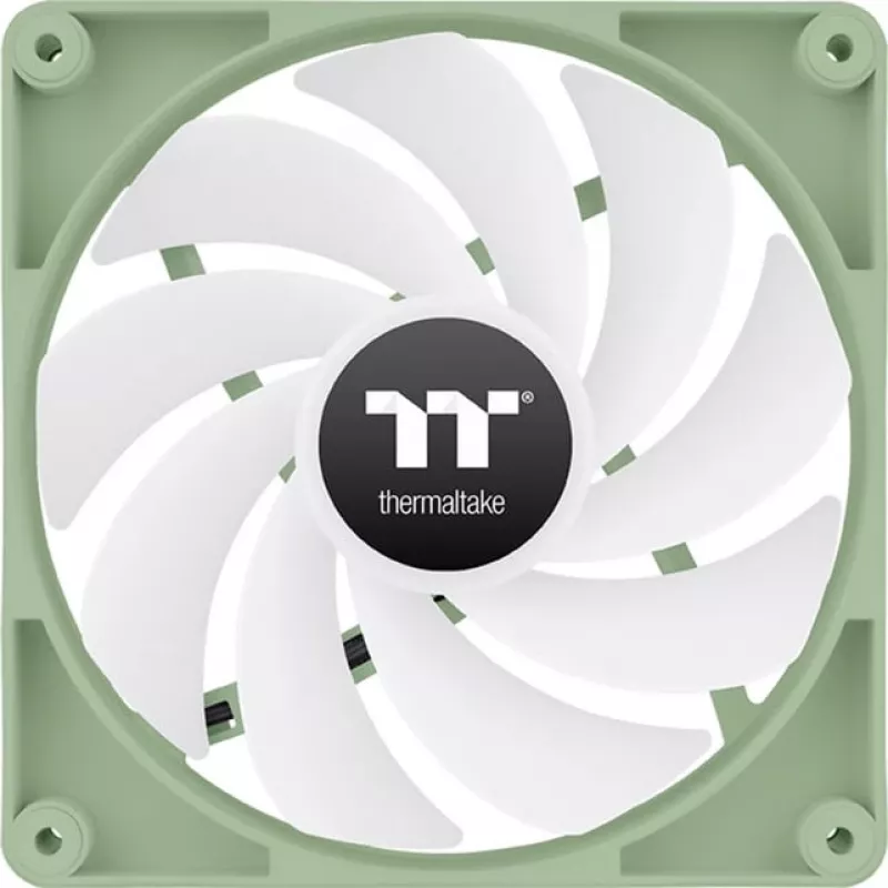 Thermaltake CT140 Reverse ARGB Sync Matcha Green 140 mm Gehäuselüfter, 2er-Pack (CL-F201-PL14MG-A)
