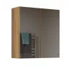 Top E Shop POLA 2DL ARTISAN Badezimmer-Aufbewahrungsschrank, Eiche