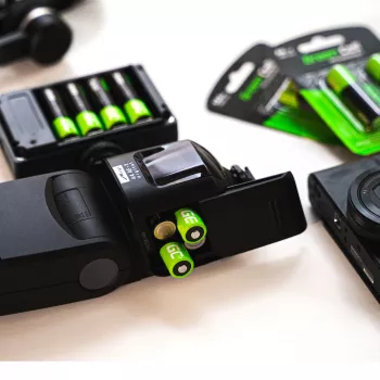 Wiederaufladbarer Akku Green Cell GR01 AA NiMH 1,2 V 2600 mAh, 4 Stück, grün