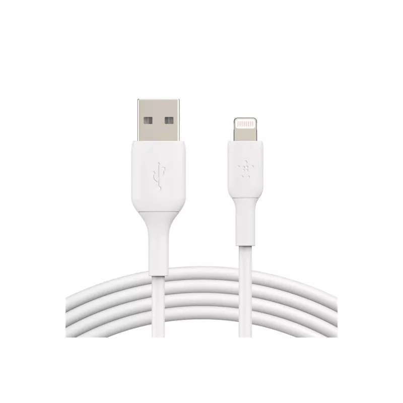 Belkin PVC USB-A auf Lightning 2m Weiß