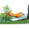 Silk Traveller Techno AZ-1030160, Camping-Hängematte Orange/Grau