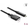 Delock 83623 aktives optisches Kabel USB 10 Gbps, USB Type-C zu Micro-B, 5 m