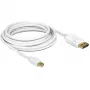 DeLOCK – DisplayPort-Kabel – Mini DisplayPort (M) – DisplayPort (M) – 3,0 m – Weiß (83483)
