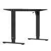 Ergo Office elektrisch höhenverstellbarer Schreibtisch, max. Höhe 1160 mm, max. - 80 kg, ohne Sitz-Steh-Tischplatte, schwarz, ER-400 B