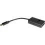 Inter-Tech K-1696-P2 USB-C-auf-M.2-SSD-Adapter, USB 3.2 Gen 2 (10 Gbit/s), PCIe NVMe und SATA, schwarz