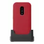 Feature-Phone Doro Leva E22 Klapphandy, 2,8 Zoll (7,11 cm) Anzeige, Single SIM, 0,3 MP Kamera, 1150 mAh, 127,8 g, Rot/Weiß