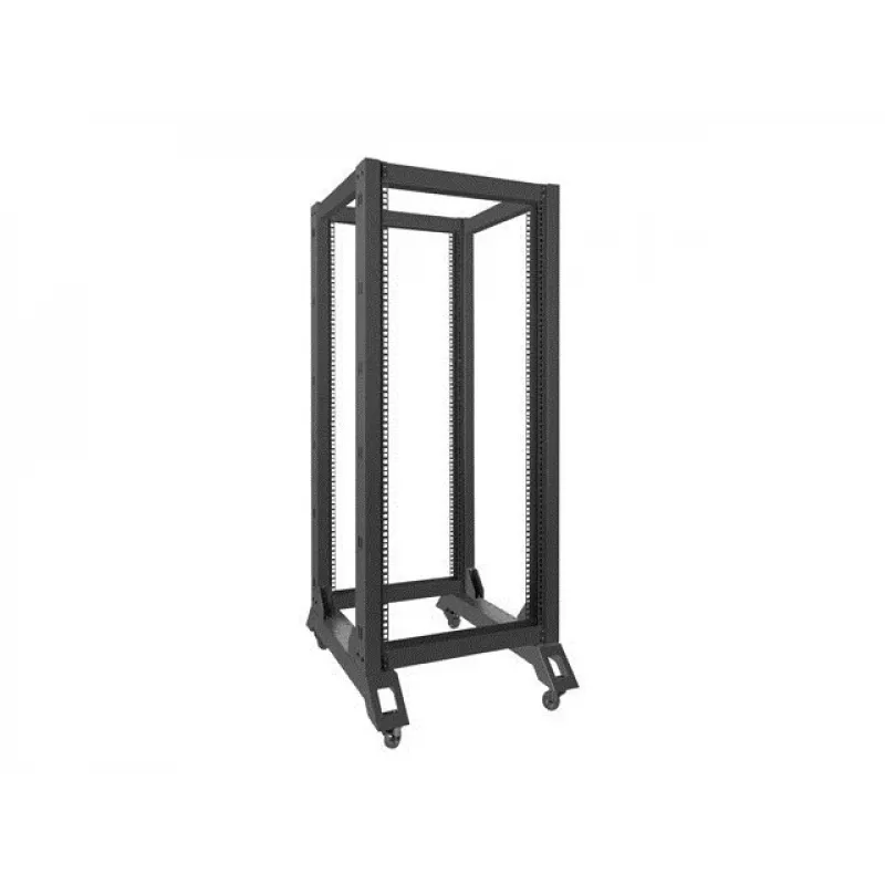 Lanberg OR01-6827-B Rack 27U Freistehendes Gestell Schwarz (OR01-6827-B)