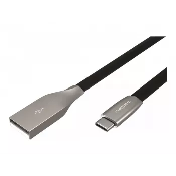 NATEC Kabel USB-C/A 2.0 1m prati 1m schwarz Metall