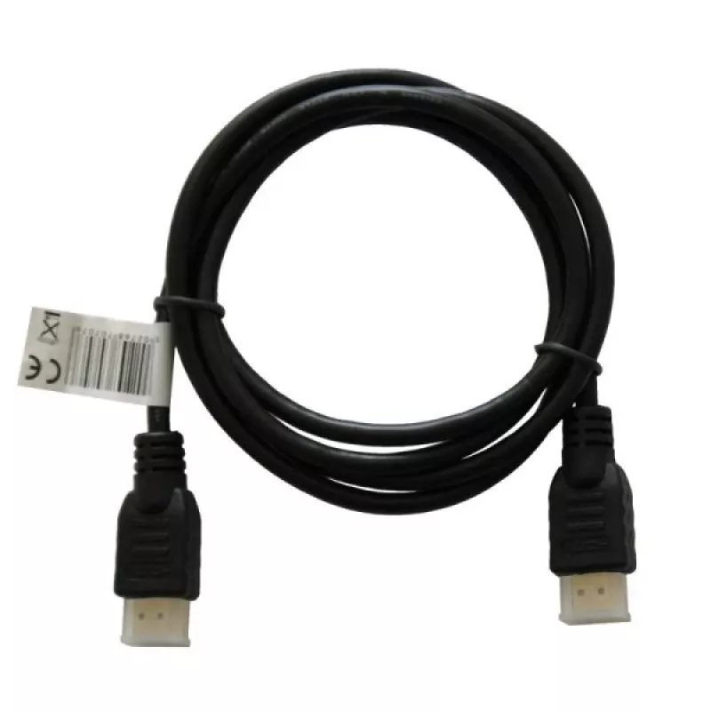 Savio CL-05 HDMI-Kabel mit Ethernet, HDMI A Stecker auf Stecker, 2 m, schwarz