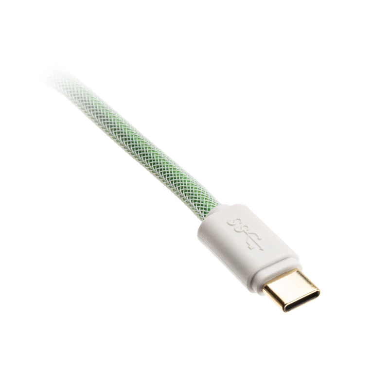 Ducky Premicord USB-Kabel 1,8 m USB A USB C Blau Grün