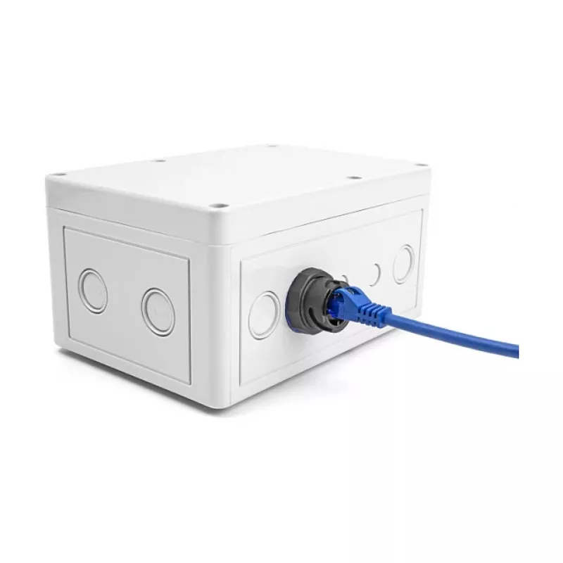 DeLOCK 67048 RJ45 Cat.6A Einbaubuchse / Kupplung, Schwarz