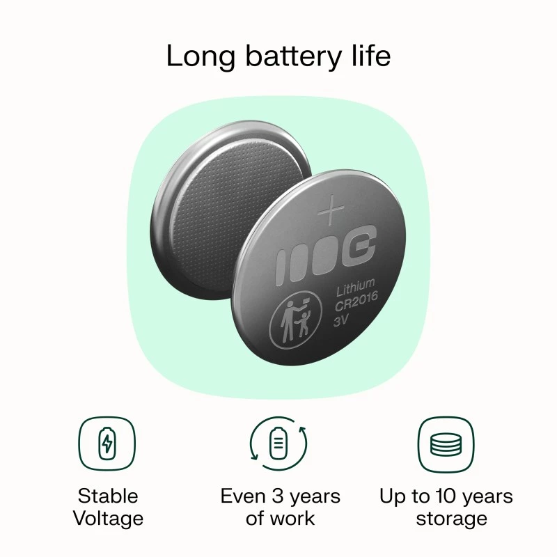 Button-Lithium-Batterie Green Cell CR2016 3V – 5er-Pack