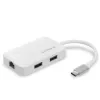 Edimax EU-4308 USB-C-Hub, 3x USB 3.0 + Gigabit-Ethernet