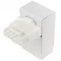 Adapter Kolink CP-12VHPWR-T1W 12V 2x6 90° Typ 1 weißer PCI-Stromadapter