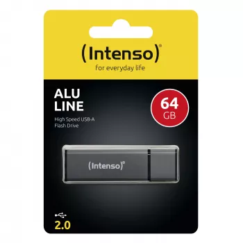 MEMORY DRIVE FLASH USB2 64GB/ANTHRAZIT 3521491 INTENSO