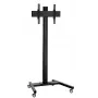 Vogel's Connect-it T 1844B Display-Rollwagen für Bildschirme bis 65 Zoll, Schwarz