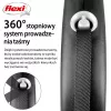 Flexi Black Design L 5 m Hundeleine mit Rollmechanismus