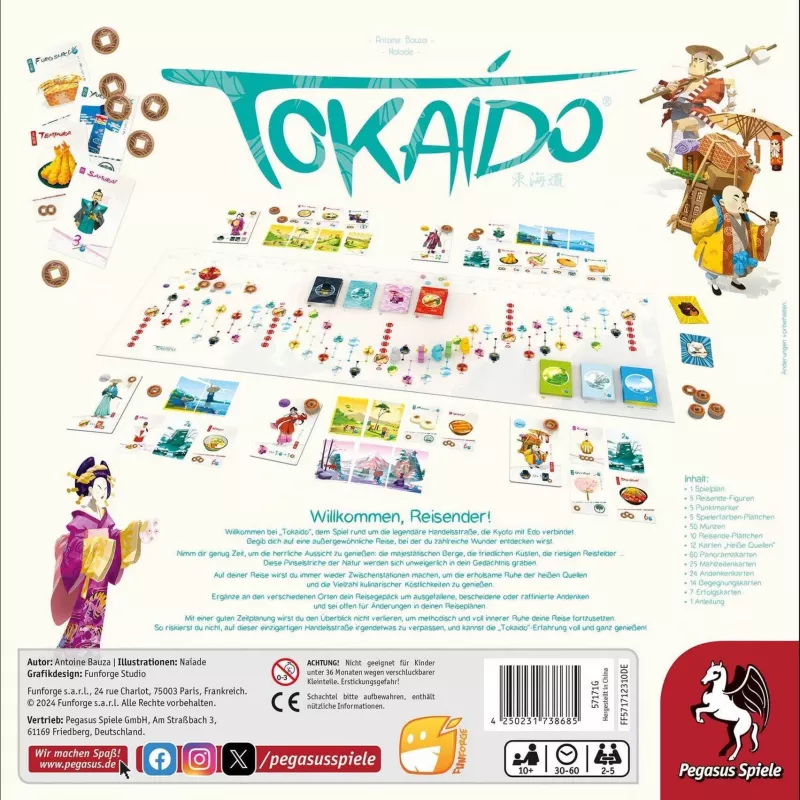 Tokaido 10th Anniversary Edition, Brettspiel