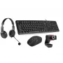 Tracer 4in1 Multi Office Set 46695: USB-Tastatur, kabellose Maus, Webcam, Kopfhörer
