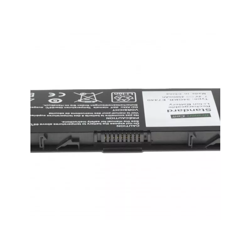 Green Cell DE93 Akku für DELL Latitude E7440, Li‑Ion 7,4V 4500mAh, 4 Zellen, schwarz